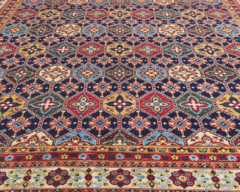 8x11 Yousafi Multicolor Afghan Hand Knotted Wool Area Rug